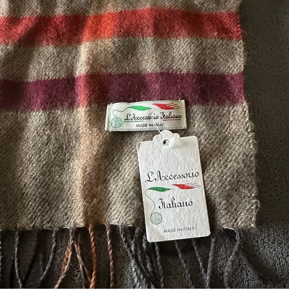 NWT L’ Accessorio Italiano scarf made in Italy